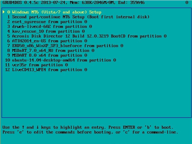 Новые возможности grub4dos b. Cоздание iso. Демо.