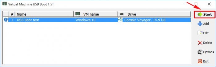 Как загрузить виртуальную машину с флешки с помощью программы Virtual Machine USB Boot 1.5
