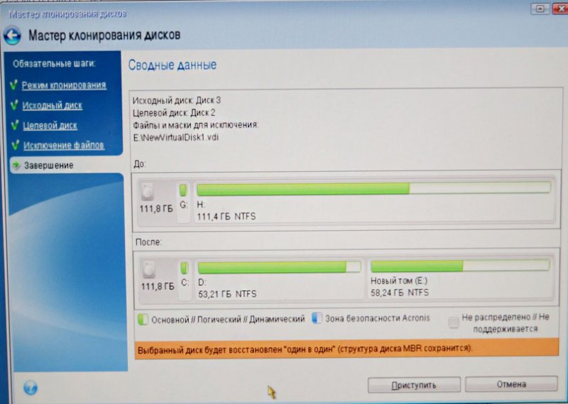 Как клонировать динамический диск