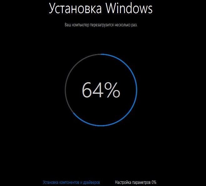 Возвращение компьютера в исходное состояние windows 10 долго грузит