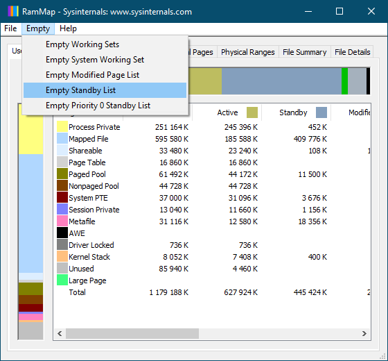 Как очистить кэш оперативной памяти Windows 10