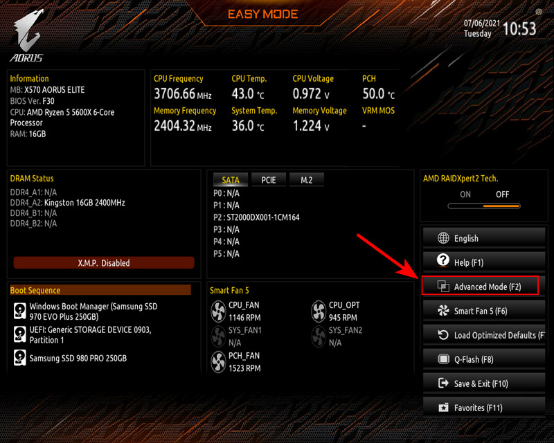 Создание raid 0 asrock