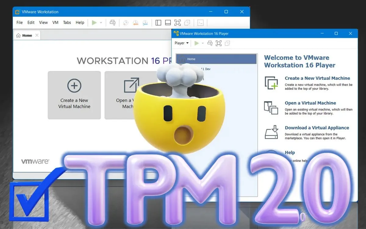 Как добавить TPM 2.0 в VMware Workstation Pro и Workstation Player