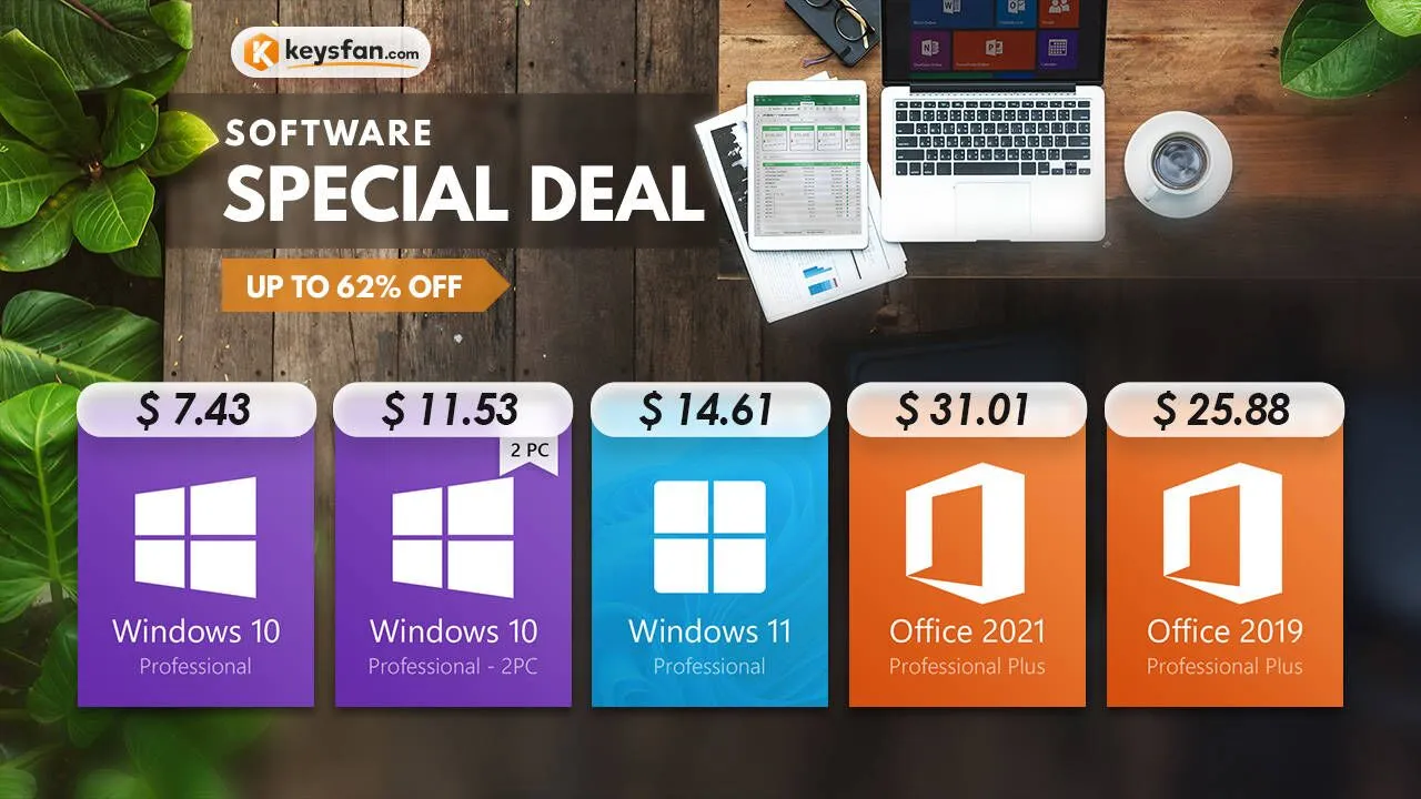 Спецпредложение от Keysfan: лицензия на Microsoft Office 2021 - $14.40, если брать 5 штук
