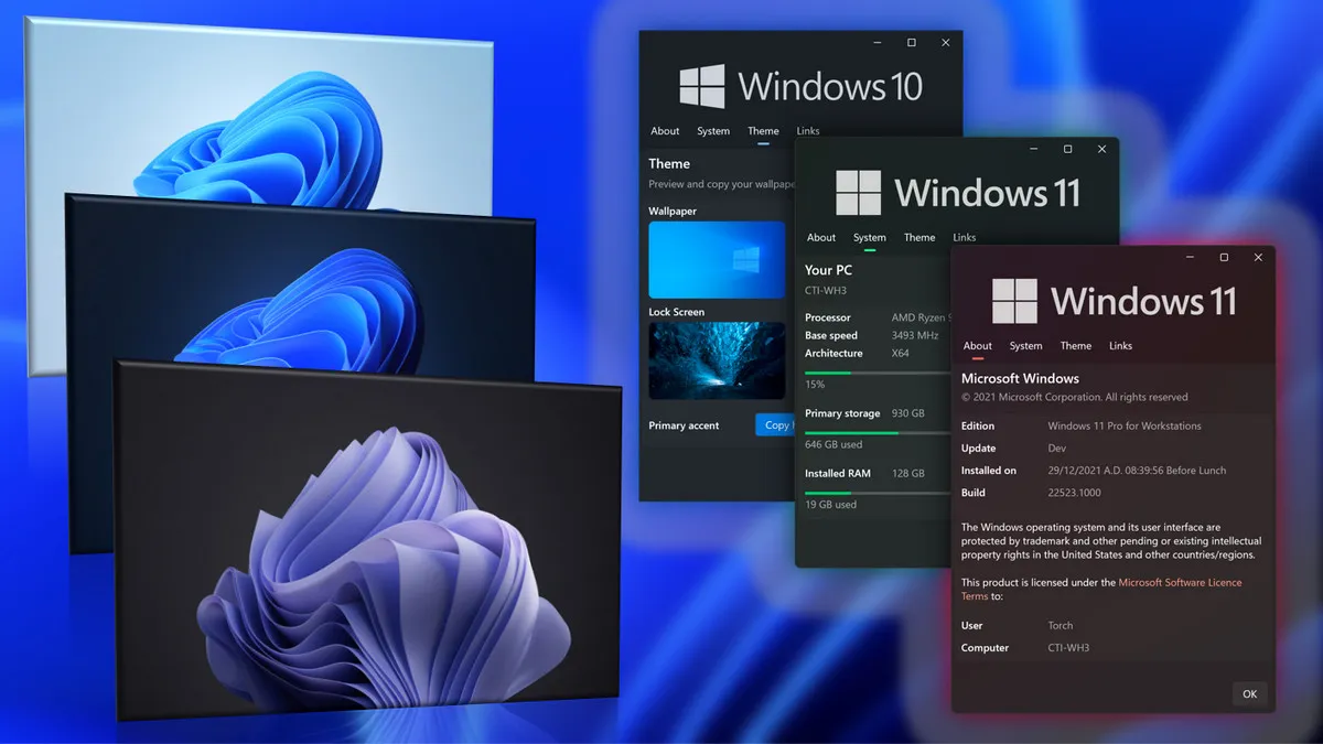 Приложение Modern Winver для Windows 10 и 11: простой способ скопировать системные обои