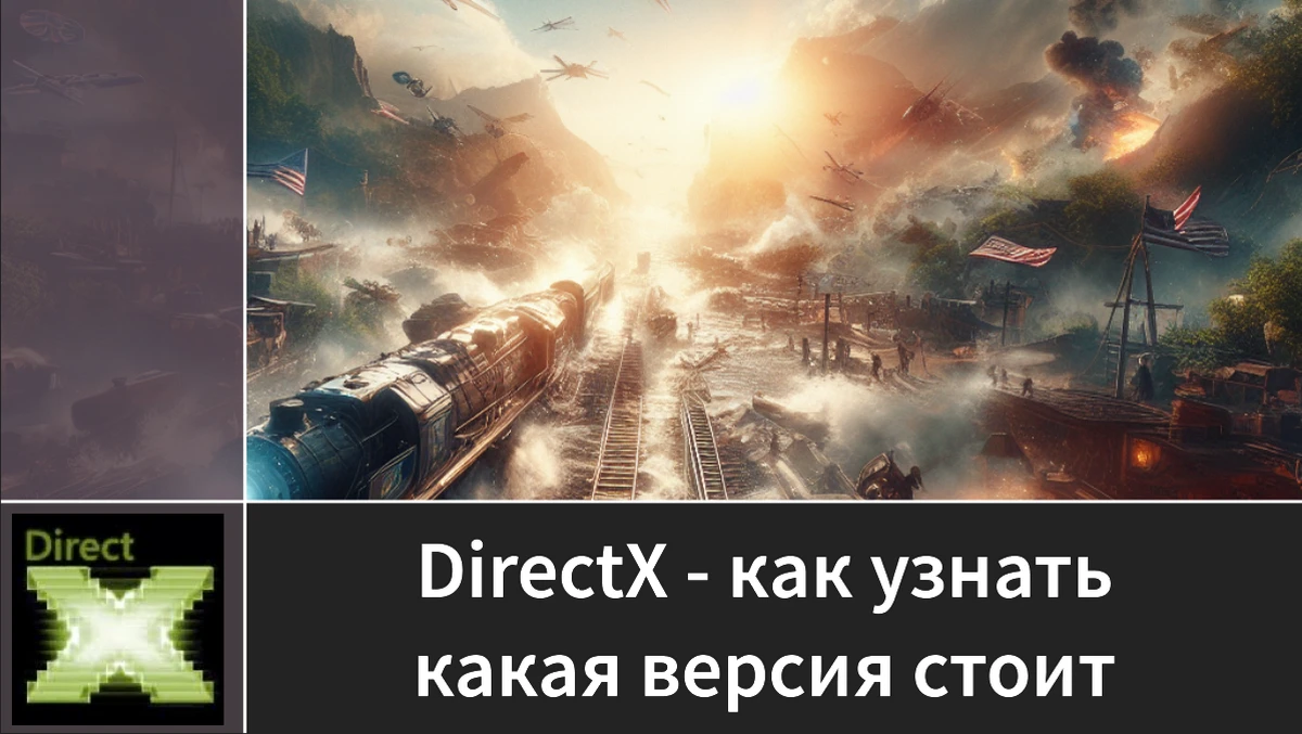 DirectX - как узнать какая версия стоит