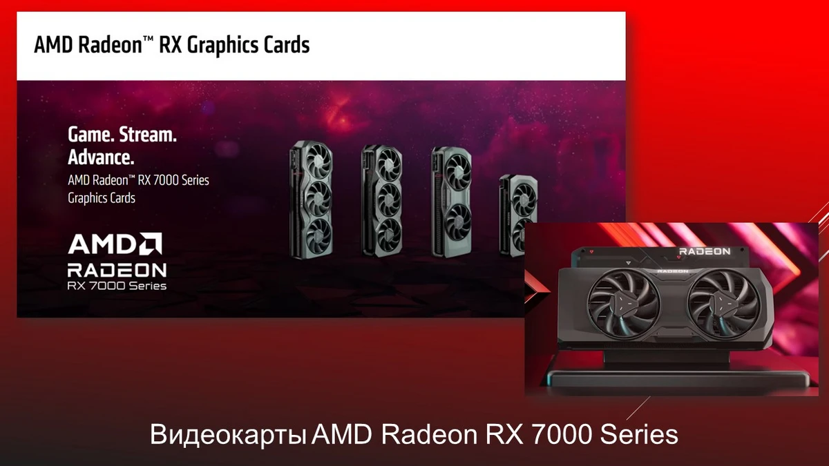Видеокарты AMD Radeon RX 7000 Series