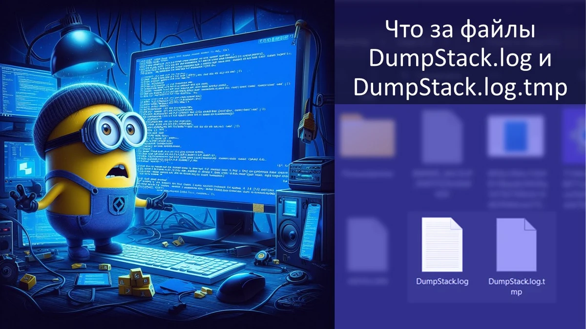 Что за файлы DumpStack.log и DumpStack.log.tmp