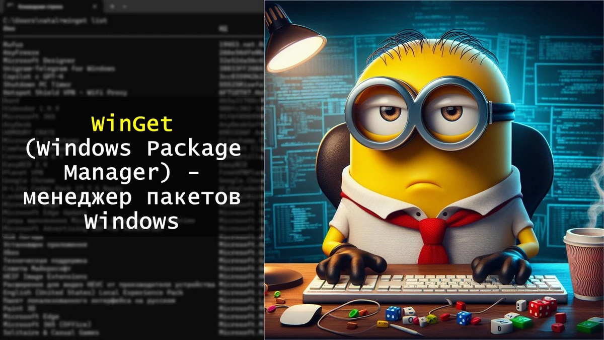 WinGet (Windows Package Manager) - менеджер пакетов Windows