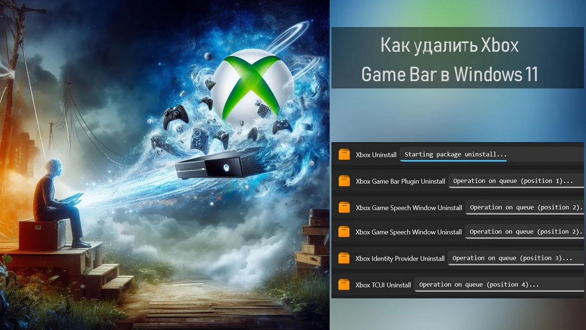 Как удалить Xbox Game Bar в Windows 11