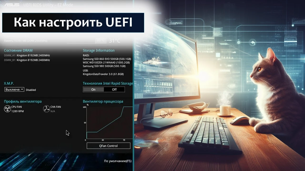 Как настроить UEFI