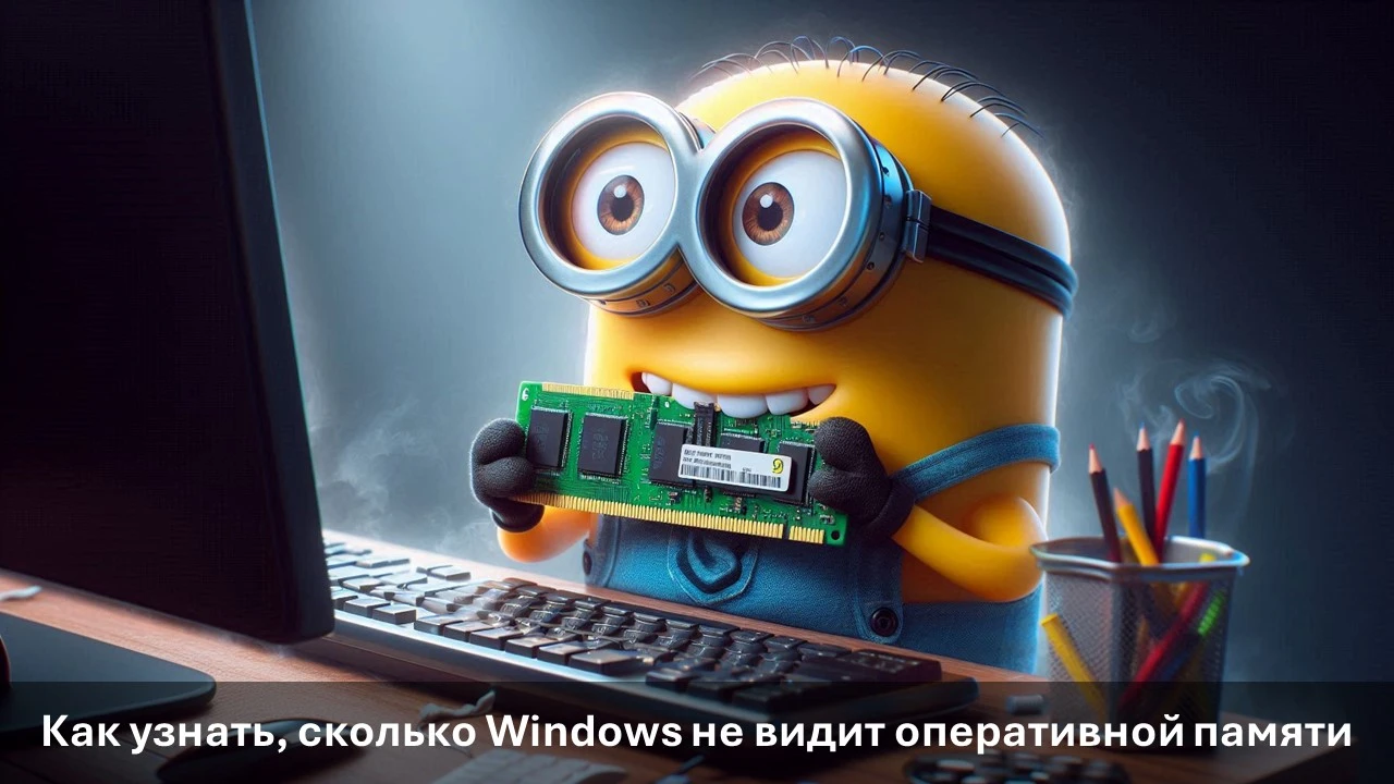 Как узнать, сколько Windows не видит оперативной памяти