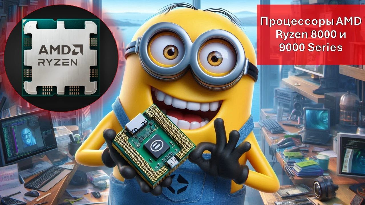 Процессоры AMD Ryzen 8000 и 9000 Series