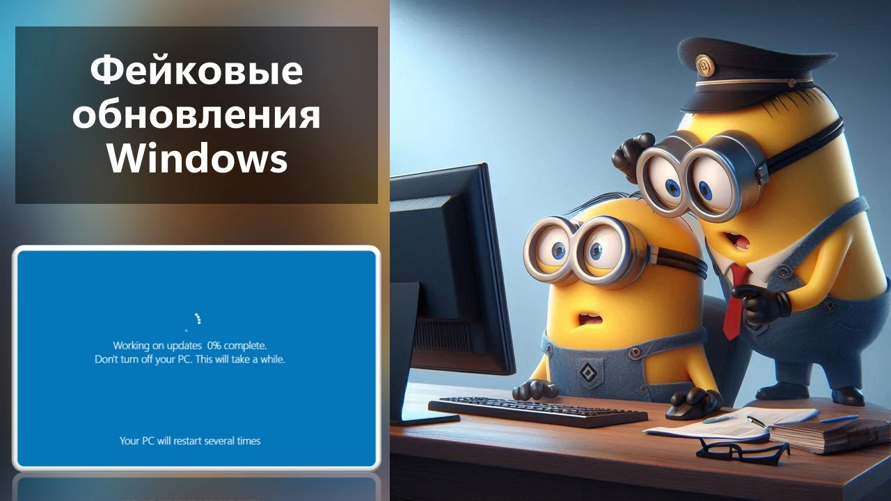 Фейковые обновления Windows