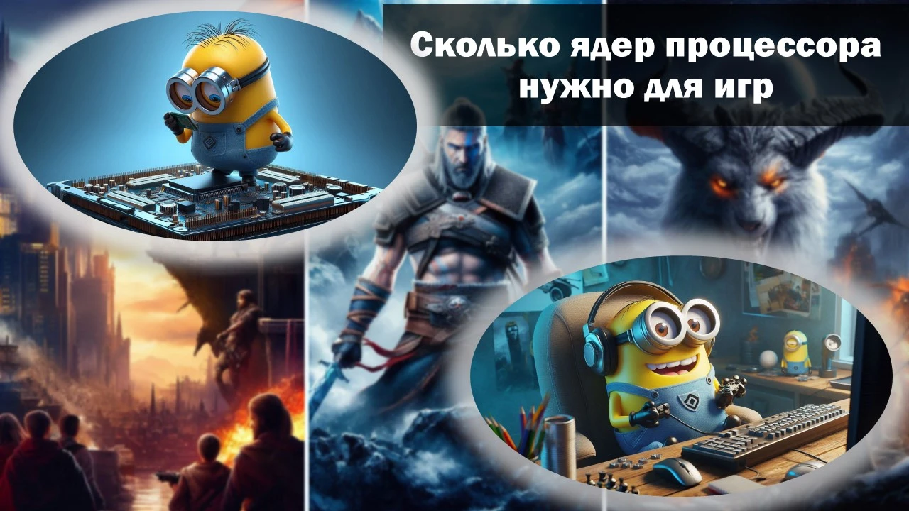 Сколько ядер процессора нужно для игр