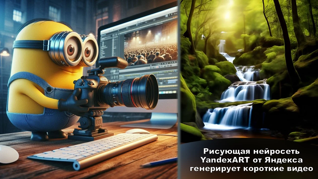 Рисующая нейросеть YandexART от Яндекса генерирует короткие видео