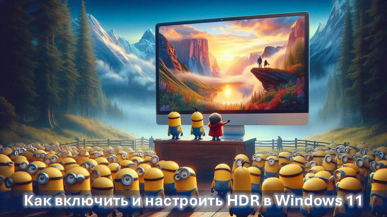 Как включить и настроить HDR в Windows 11