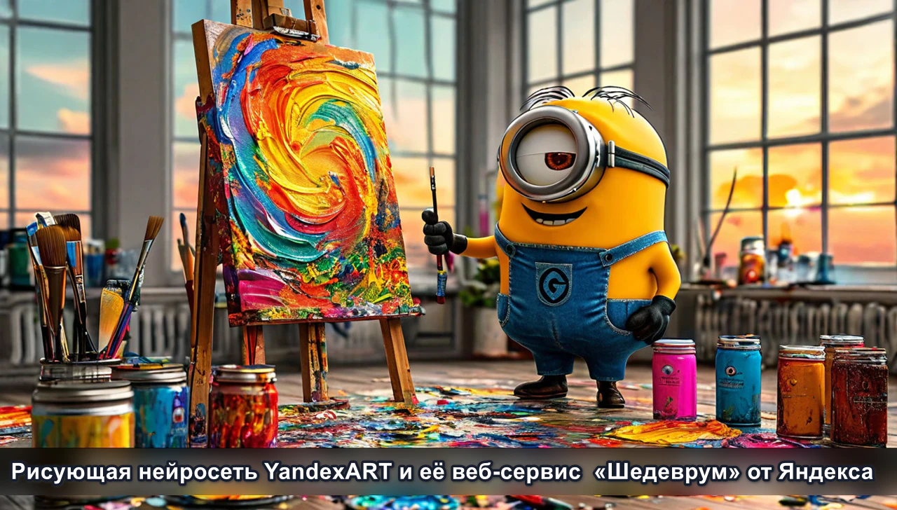 Рисующая нейросеть YandexART и её веб-сервис «Шедеврум» от Яндекса