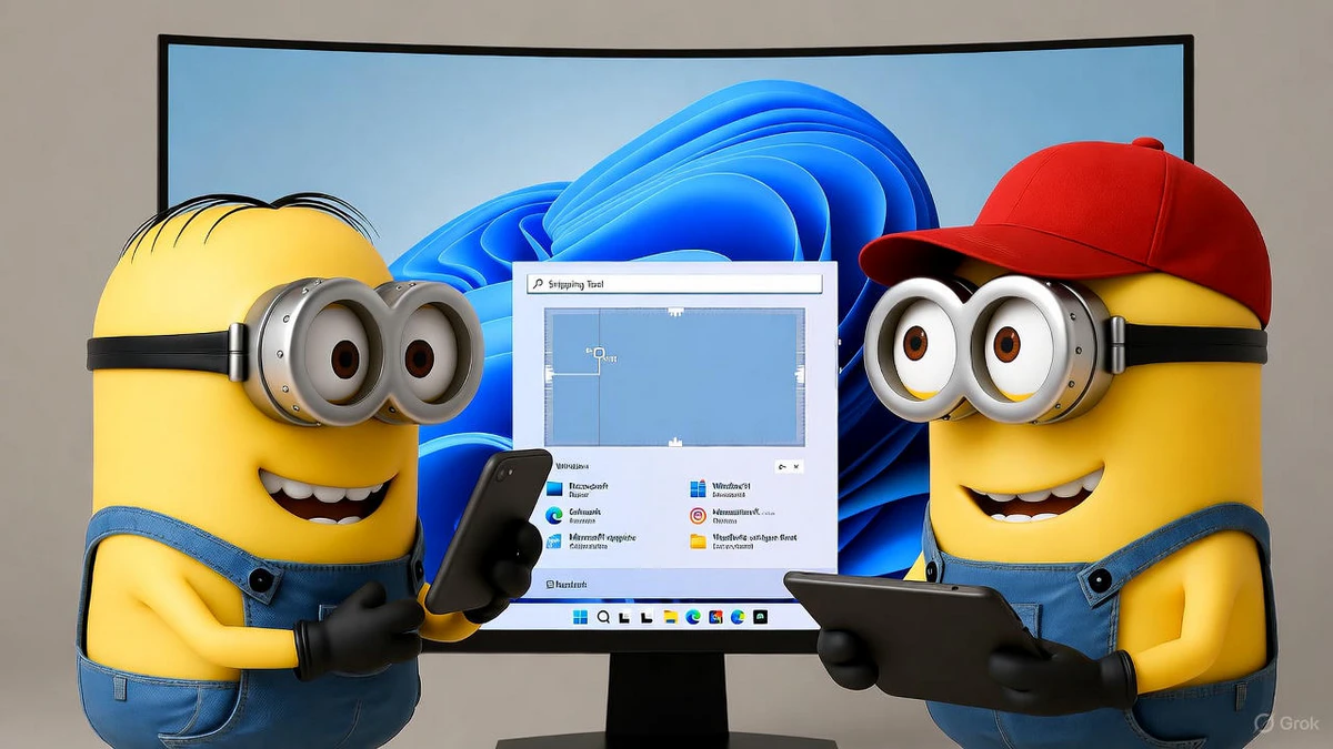 Быстрая разметка скриншотов в приложении «Ножницы» Windows 11